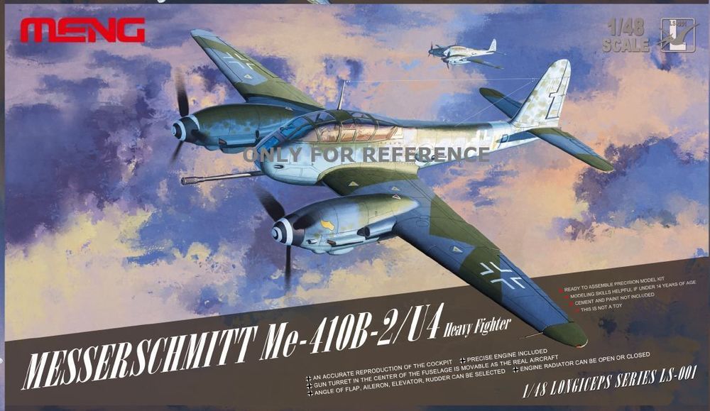 1/48 ME-410B-2/U4 - MENG-Model 1:48 Messerschmitt Me-410B-2/U4 Heavy Fighter