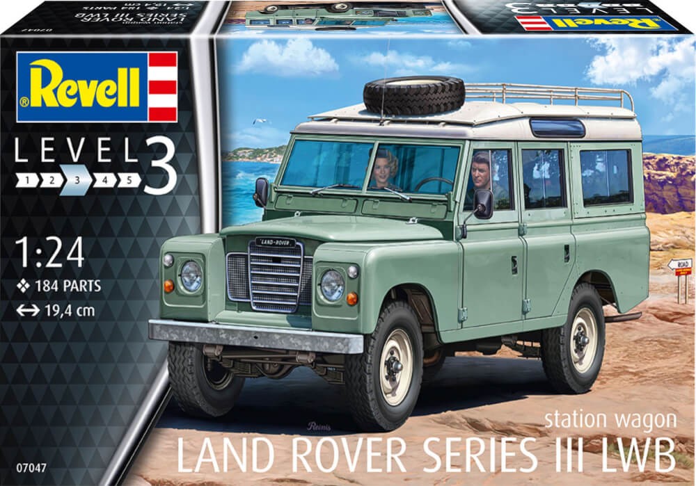 Land Rover Series III - Land Rover Series III LWB station wagon 1:24