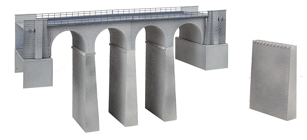 Viadukt-Set, 2-gleisig - 473 x 169 x 262 mm  H0  Epoche: II