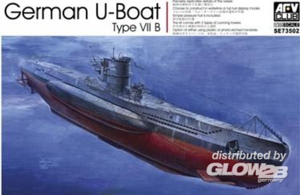 German U-Boot Type VII/B - AFV-Club 1:350 German U-Boat Type VII/B