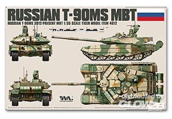 Russian T-90MS MBT - Tigermodel 1:35 Russian T-90MS MBT