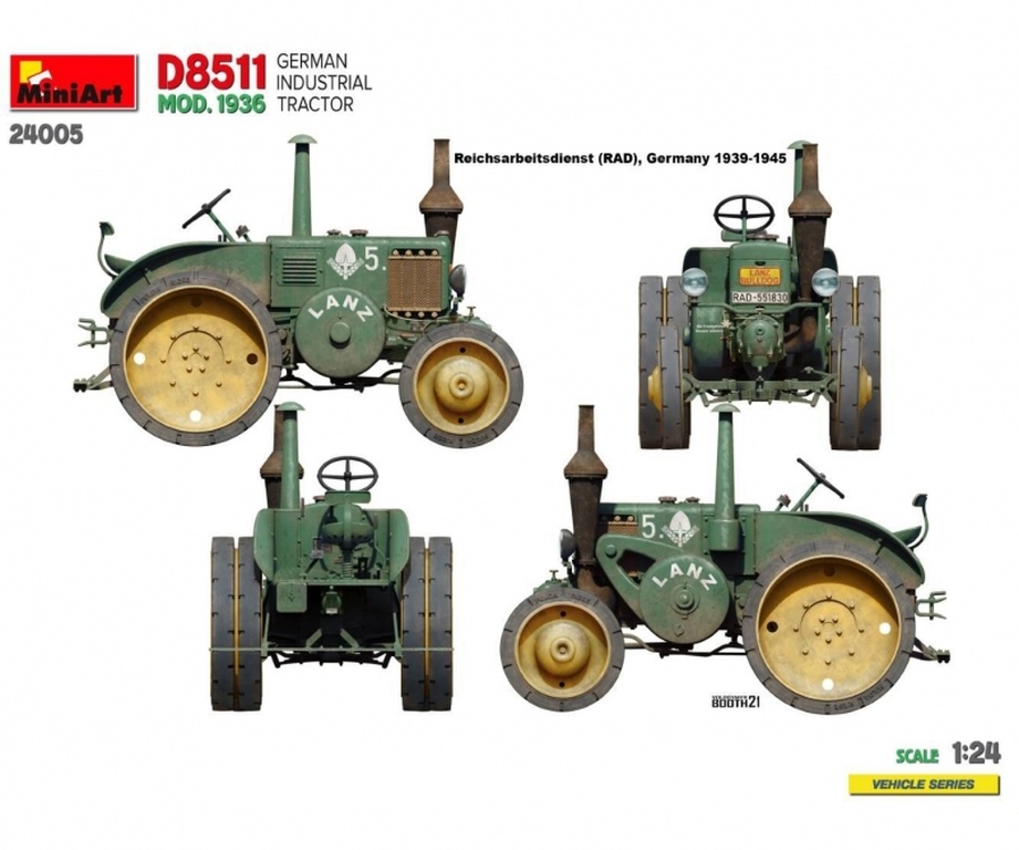1:24 Dt. Industrie Traktor D8 - 1:24 Dt. Industrie Traktor D8511 (1)