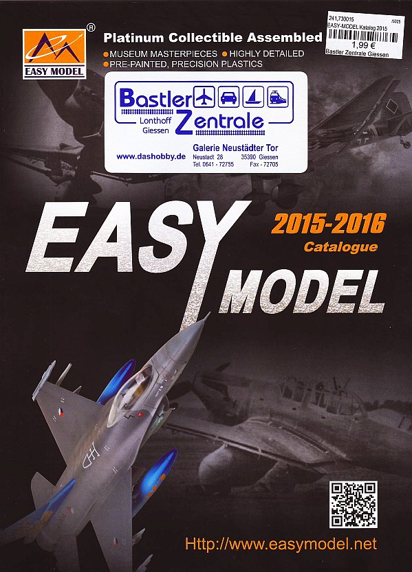 EASY-MODEL Katalog 2015 - Hersteller Easy model