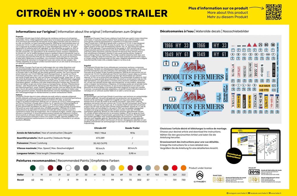 Citroen HY + Goods Trailer