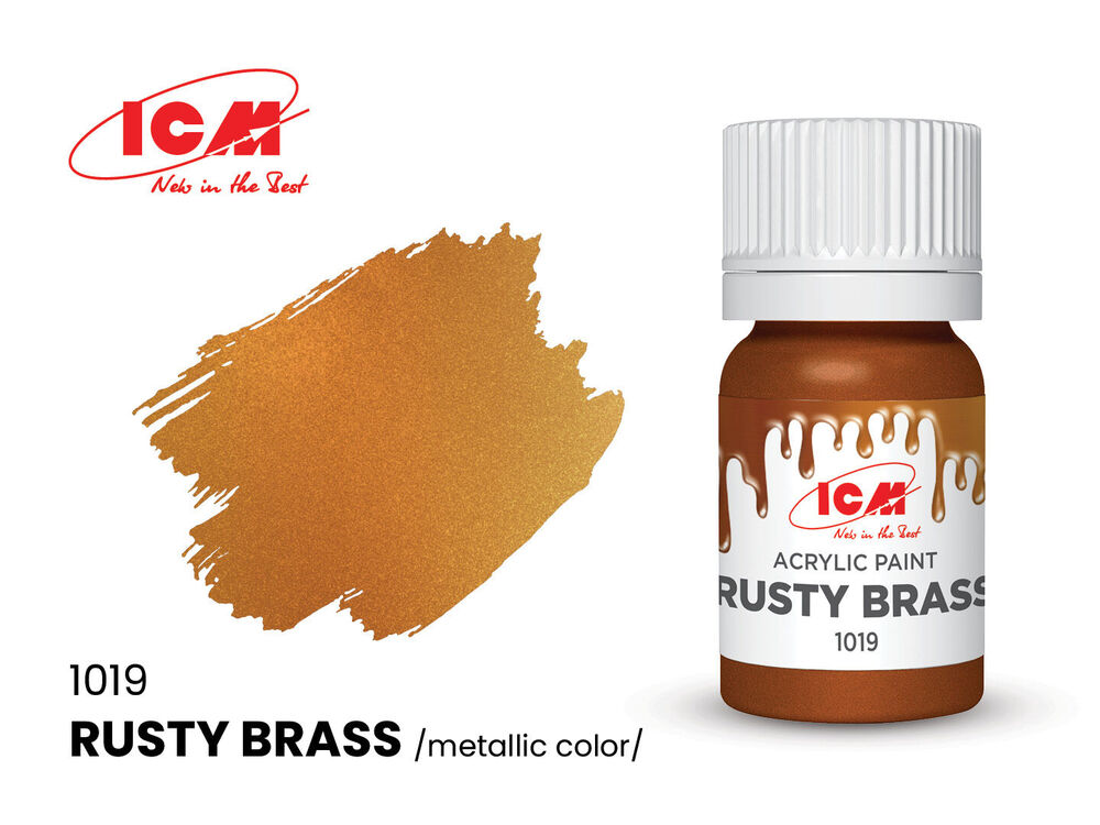 METALLIC COLORS Rusty Brass b
