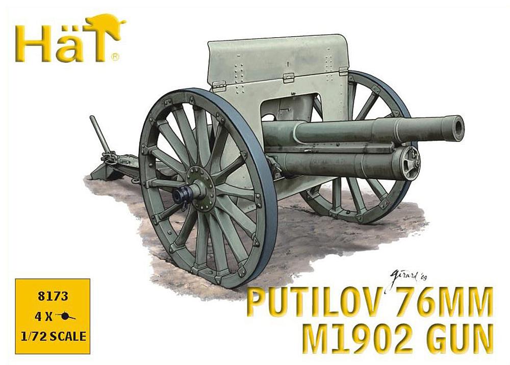 1/72 WWI Putilov 76mm - HäT 1/72