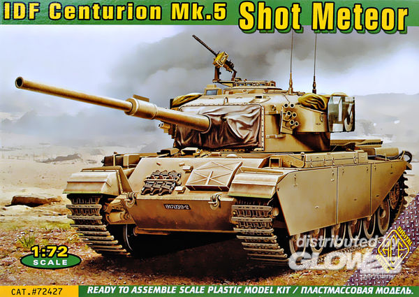 IDF Centurion MK.5 Shot Meteo - ACE 1:72 IDF Centurion MK.5 Shot Meteor