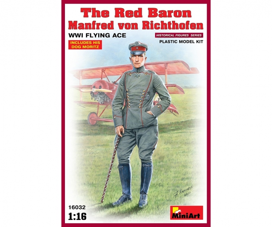 1/16 Red Baron WW1 Flying Ace - 1:16 Fig. Roter Baron Man. v. Richthofen