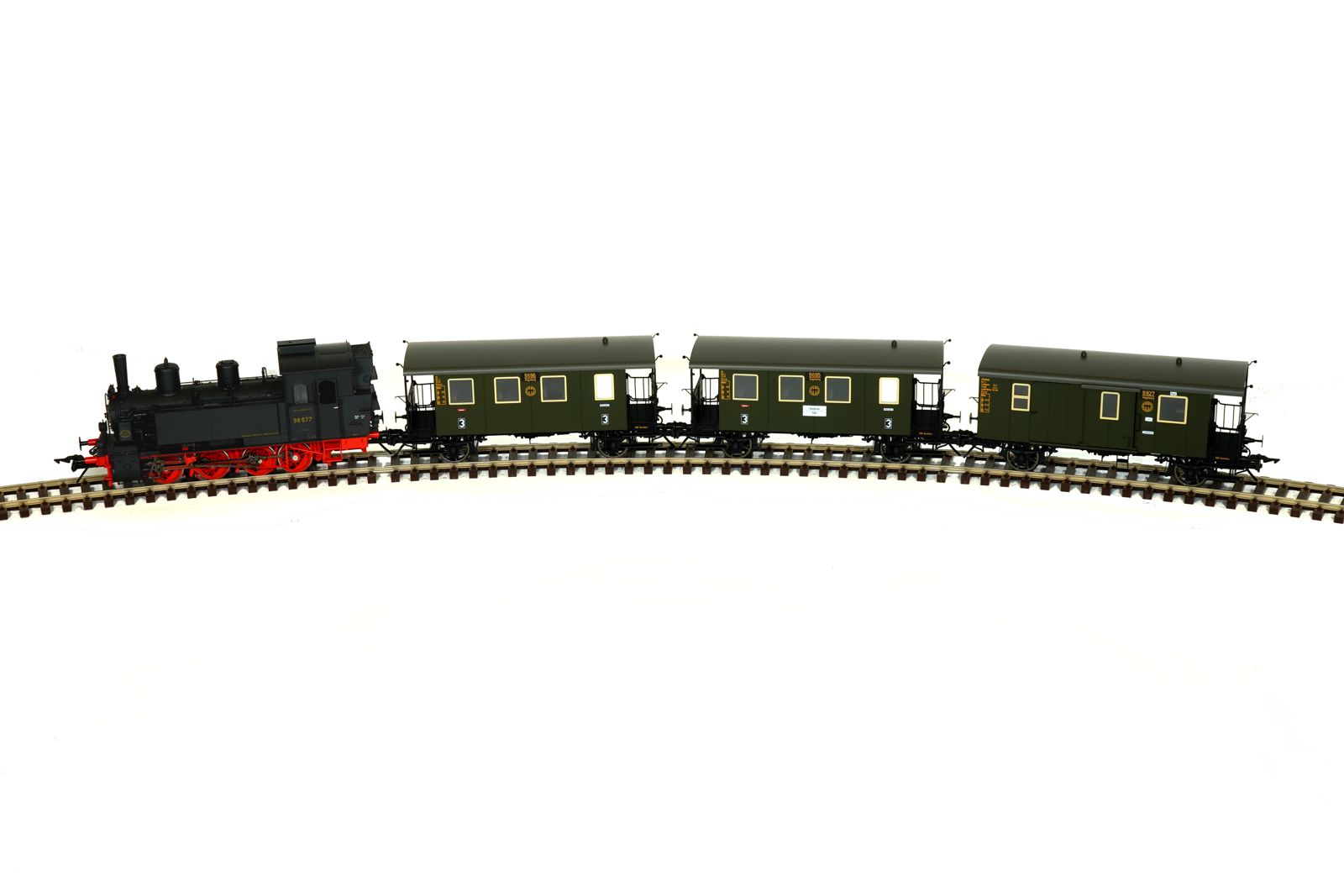 Zug-Set BR98.8 mit 3 Lokalbah - Zug-Set BR98.8 mit 3 Lokalbahnwagen, DRG, Epoche 2