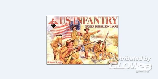 US Infantry, Boxer Rebellion - Red Box 1:72 US Infantry, Boxer Rebellion 1900