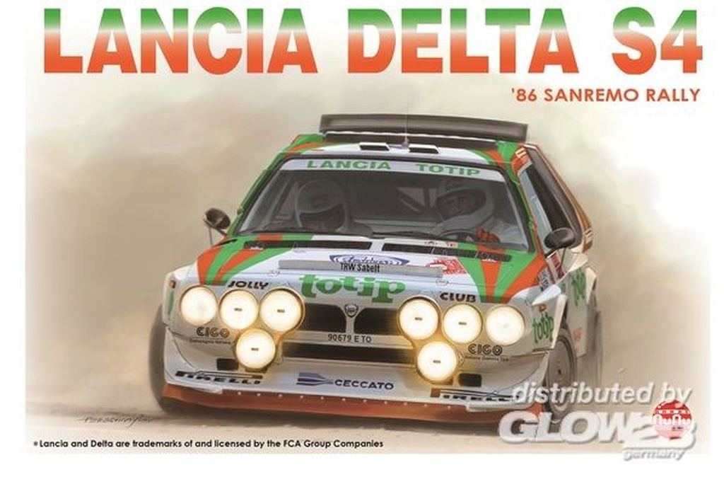 Lancia Delta S4 Sanremo Rally - NUNU-BEEMAX 1:24 Lancia Delta S4 Sanremo Rally 86