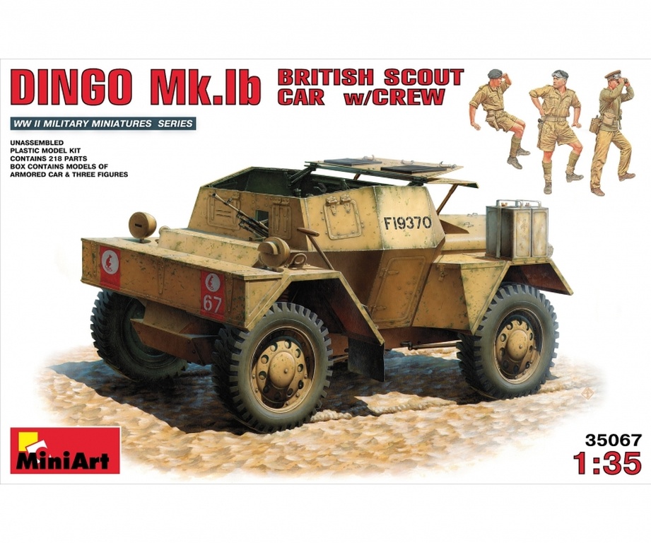 MA British Dingo MKIB w.Crew - 1:35 Brit. Spähpanzer Dingo MK. 1b (3)