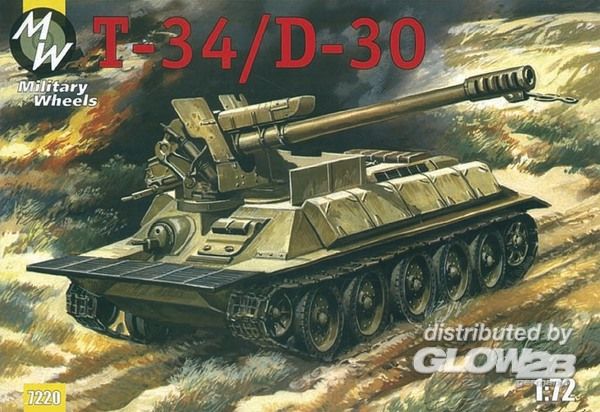 T-34/D-30 - Military Wheels 1:72 T-34/D-30