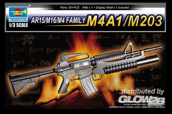 1/3 Small Arms: AR15/M16/M4 F - Trumpeter 1:3 AR15/M16/M4 Family-M4A1/M203