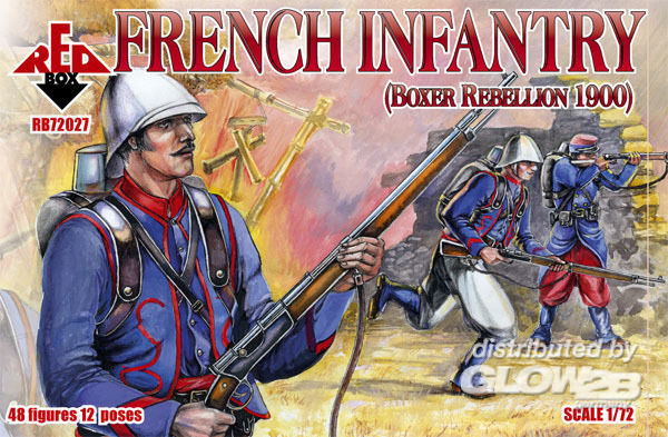 French Infantry, Boxer Rebell - Red Box 1:72 French Infantry, Boxer Rebellion 1900
