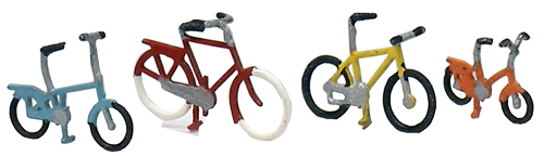 Fahrräder MODERN - 1:160  Fertigmodell aus Ätzteilen, lackiert