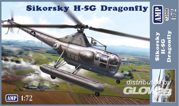 Sikorsky H-5G Dragonfly - Micro Mir  AMP 1:72 Sikorsky H-5G Dragonfly
