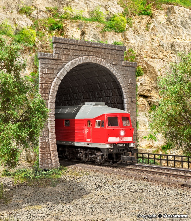 H0 Tunnelportal 1-gleisig - Kibri