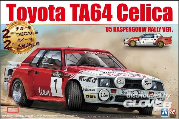 Toyota TA64 Celica ´85 Haspen - NUNU-BEEMAX 1:24 Toyota TA64 Celica ´85 Haspengouw Rally Ver.