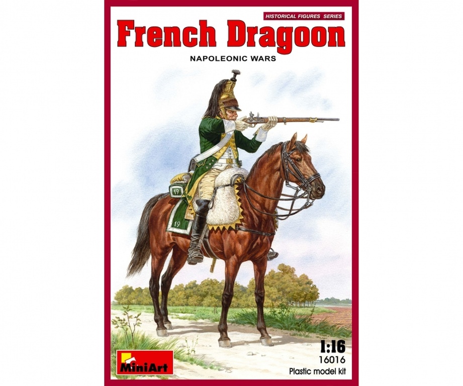 Französischer Dragoner - 1:16 Fig Franz. Dragooner Napol. Kriege