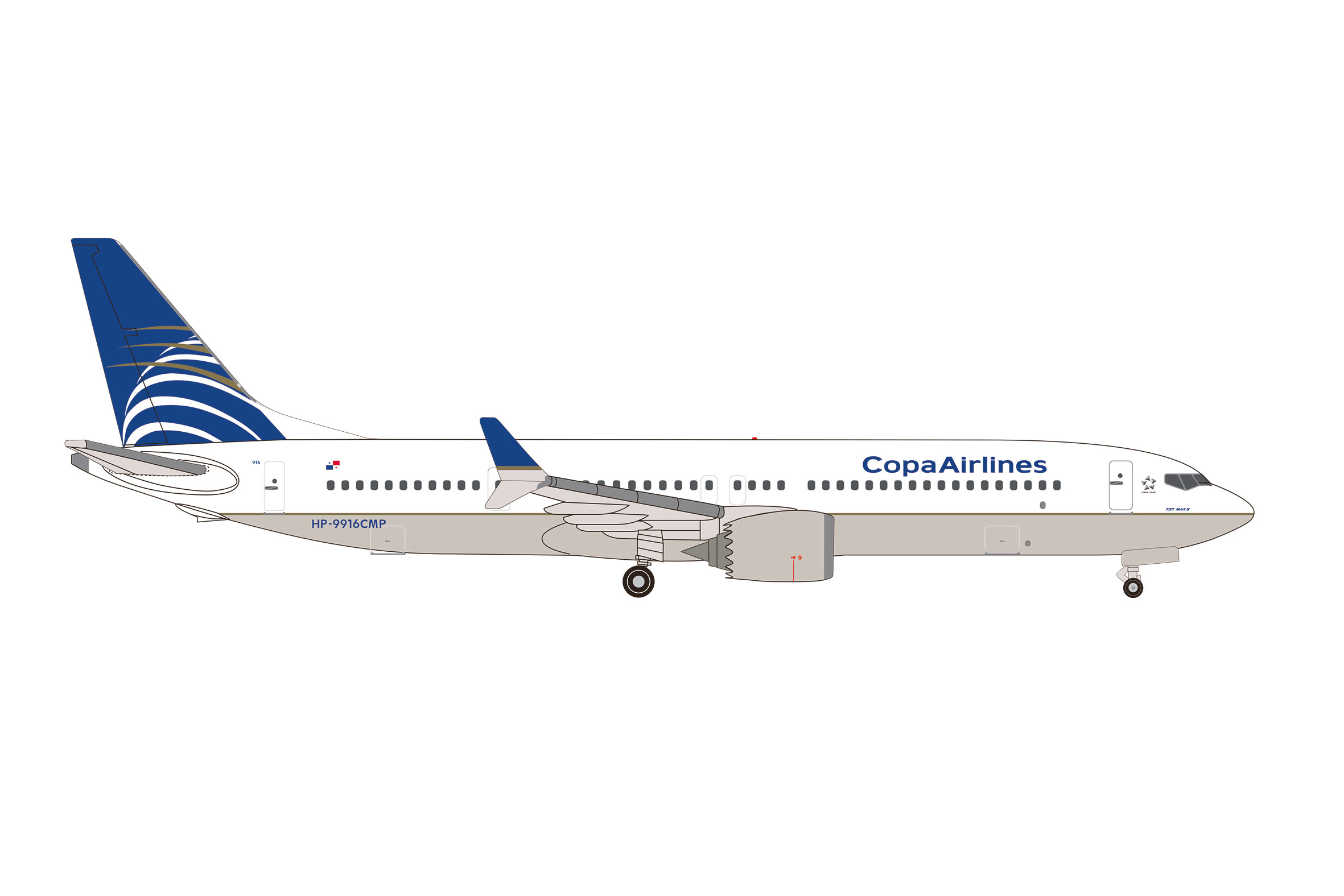 B737 Max 9 Copa Airlines