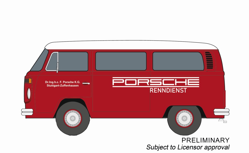 VW Bus T2b \"Porsche Renndien - CARRERA DIGITAL 132  VW Bus T2b Porsche Renndienst