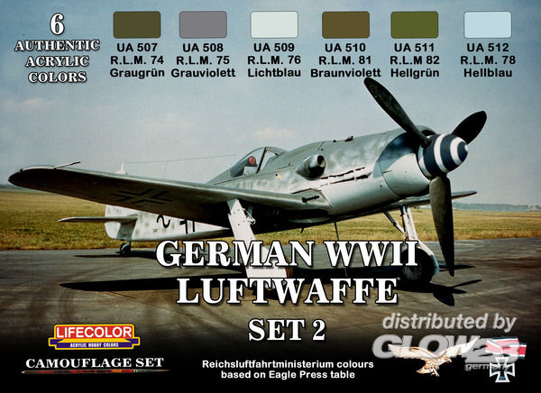 German Luftwaffe set 2 - Lifecolor  German Luftwaffe set 2