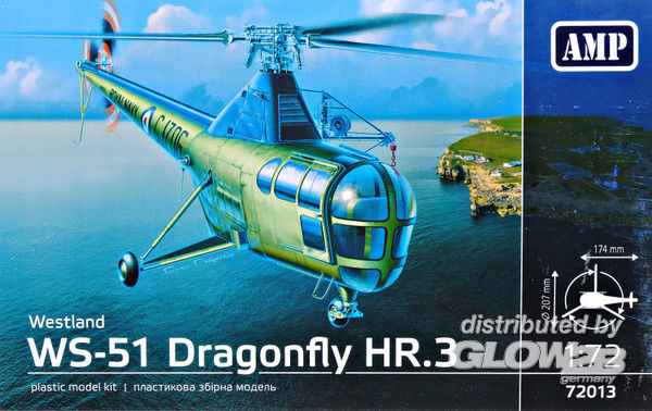 WS-51 Dragonfly HR/3 Royal Na - Micro Mir  AMP 1:72 WS-51 Dragonfly HR/3 Royal Navy