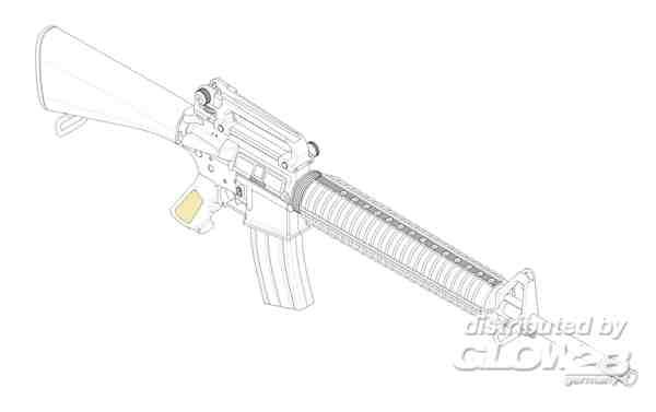 1/3 Small Arms: AR15/M16/M16/ - Trumpeter 1:3 AR15/M16/M4 FAMILY-M16A3