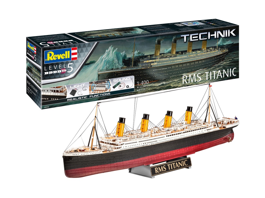 RMS Titanic - Technik - Revell 1:400 RMS Titanic - Technik