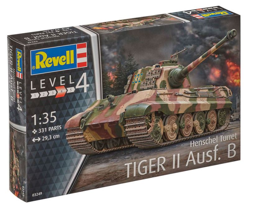 Tiger II Ausf.B(Henschel Turr - TigerII Ausf.B (Henschel Turret) 1:35