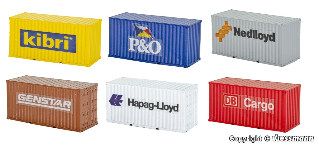 N 20-Fuß High Cube Container, - N 20-Fuß High Cube Container, 6 Stück