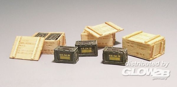US  wooden ammunition boxes - - Plus model 1:35 US  wooden ammunition boxes - Vietnam