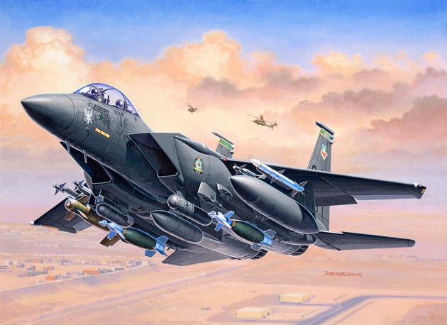 Model Set F-15E STRIKE EAGLE - Model Set F-15E Strike Eagle & bombs