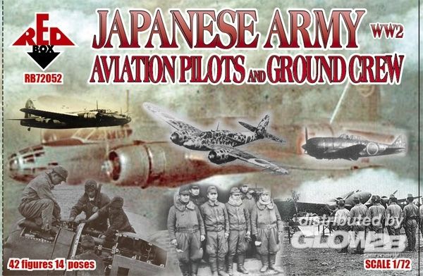 WW2 Japanese Army Aviation pi - Red Box 1:72 WW2 Japanese Army Aviation pilots a.grcr