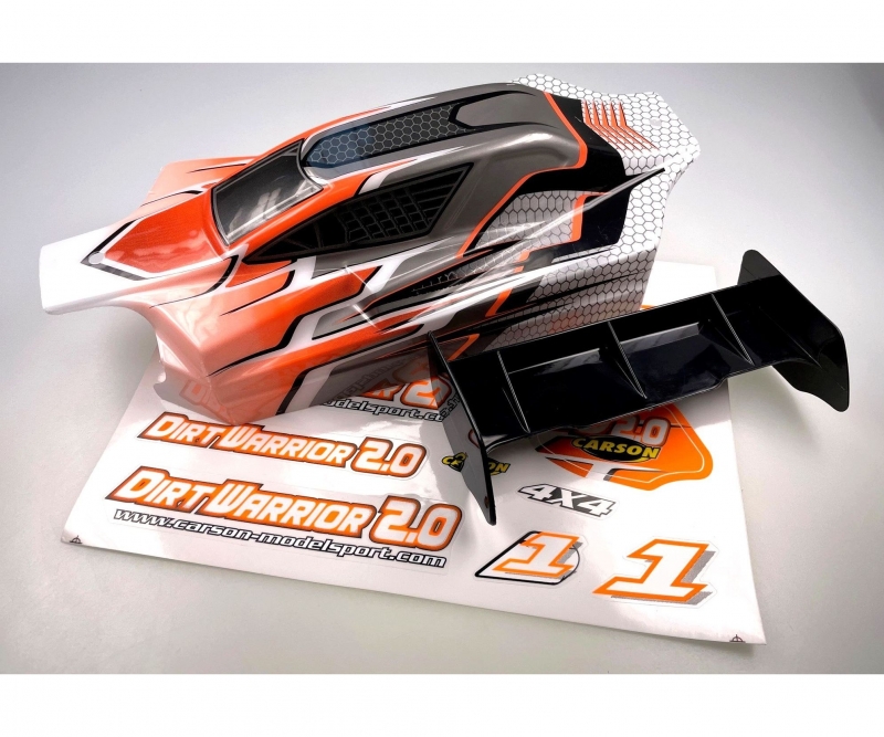 X10EB Dirtwarr.Sport Karosser - 1:10 Karosserie-Set Dirt Warrior Sport