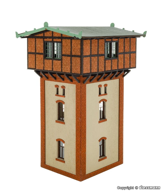 H0 Wasserturm – Polyplate Bau - H0 Wasserturm – Polyplate Bausatz