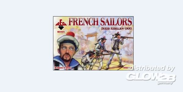 French sailors, Boxer Rebelli - Red Box 1:72 French sailors, Boxer Rebellion 1900