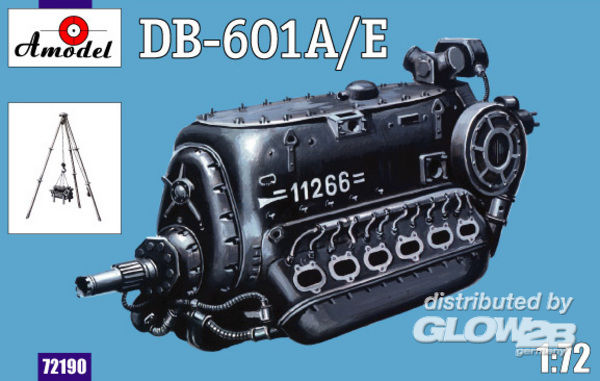 DB-601A/E engine - Amodel 1:72 DB-601A/E engine