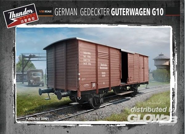 Germann Gedeckter Güterwagen - Thundermodels 1:35 German Gedeckter Güterwagen G10