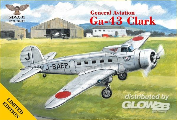 GA-43"Clark" airliner ( Manch - Modelsvit 1:72 GA-43Clark airliner ( Manchuria Aviation Company )