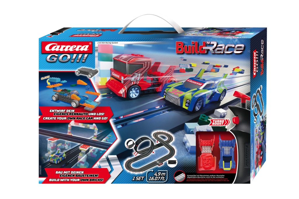 GO Bahn Build n Race 4,9m - CARRERA GO!!!  Build n Race  Racing Set 4.9