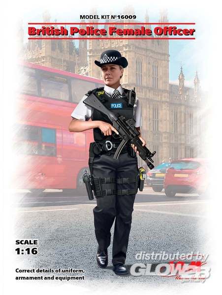 British Police Female Officer - ICM 1:16 British Police Female Officer