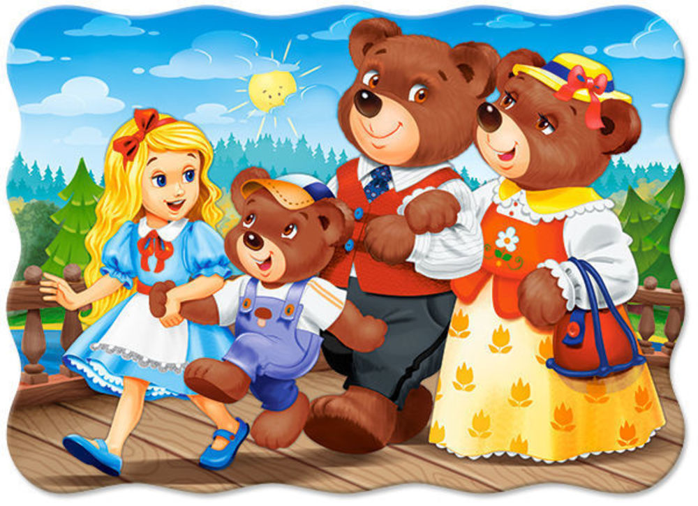 Goldilocks and Trree Bears,Pu - Castorland  Goldilocks and Trree Bears,Puzzle 30 Tei