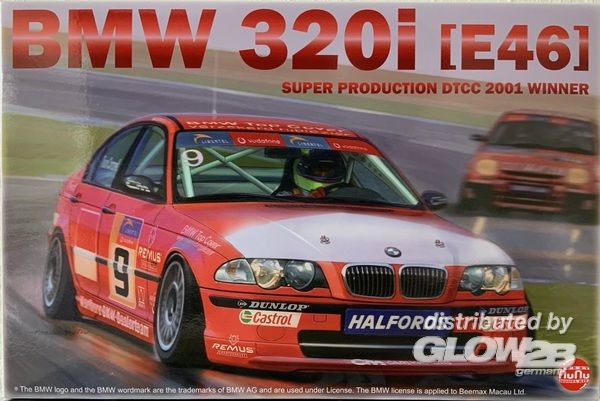 BMW 320i (E46) Super Producti - NUNU-BEEMAX 1:24 BMW 320i (E46) Super Production DTCC 2001 Winner
