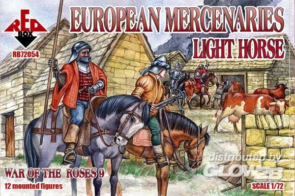 European mercenaries (light h - Red Box 1:72 European mercenaries (light horse) War o