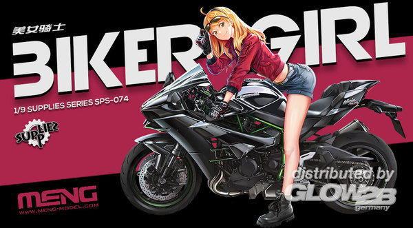 1/9 Biker-Girl - MENG-Model 1:9 Biker Girl (RESIN)