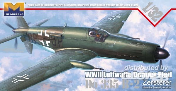 WWII Luftwaffe Dornier Pfeil - HongKong Model 1:32 WWII Luftwaffe Dornier Pfeil Do 335 B-2