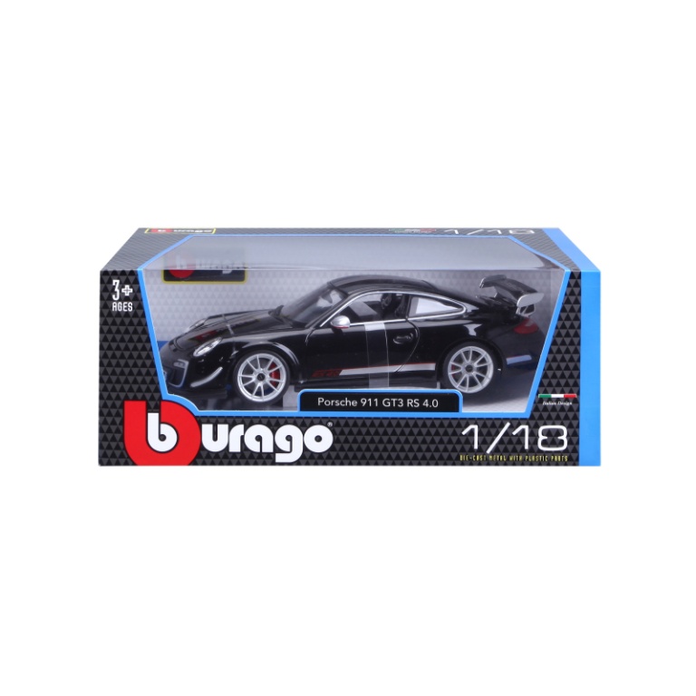 BBURAGO PORSCHE GTS R - Bburago 1:18 Porsche 911 GT3 RS 4,0,schwarz