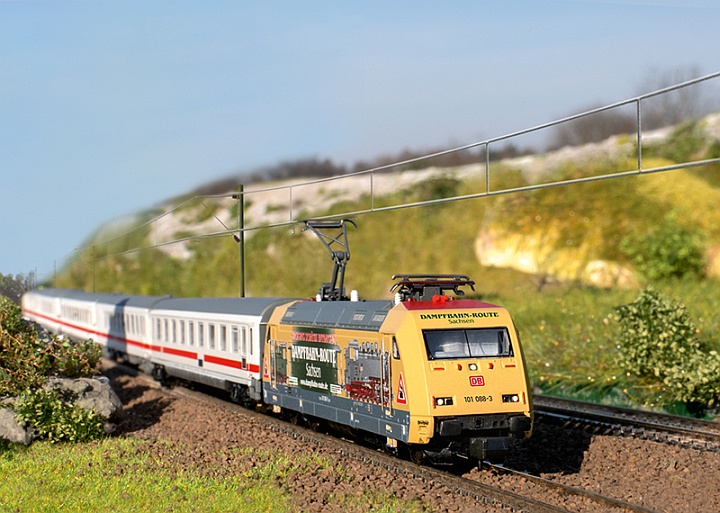E-Lok BR 101 Dampfbahn-Route - Elektrolokomotive Baureihe 101
